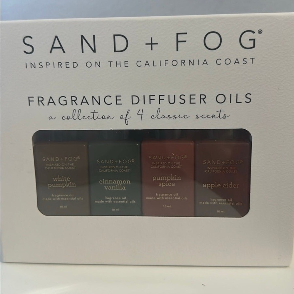 SAND + FOG Fragrance Diffuser Oils Set - White, Brown, Red